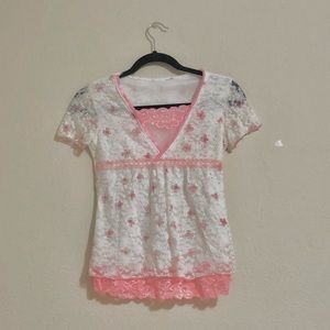 Dainty butterfly top